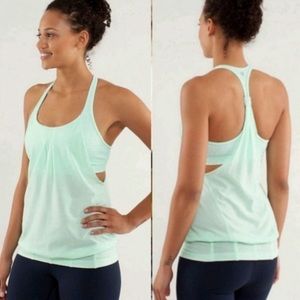 lululemon Practice Freely Mint Tank